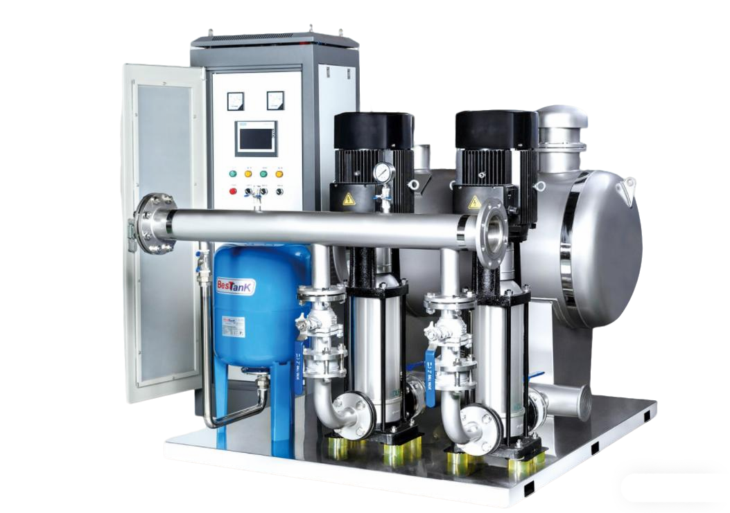 Sistema de bomba de reforço de água com pressão não negativa YPSN